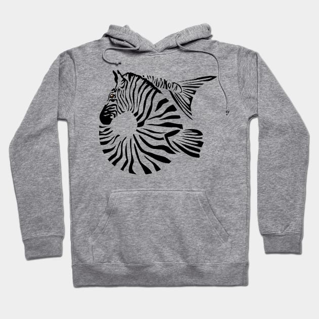 Zebrafish Hoodie by andantino